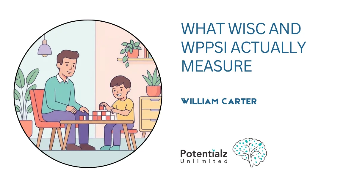 Cognitive Assessment for Learning Difficulties: What WISC and WPPSI Actually Measure