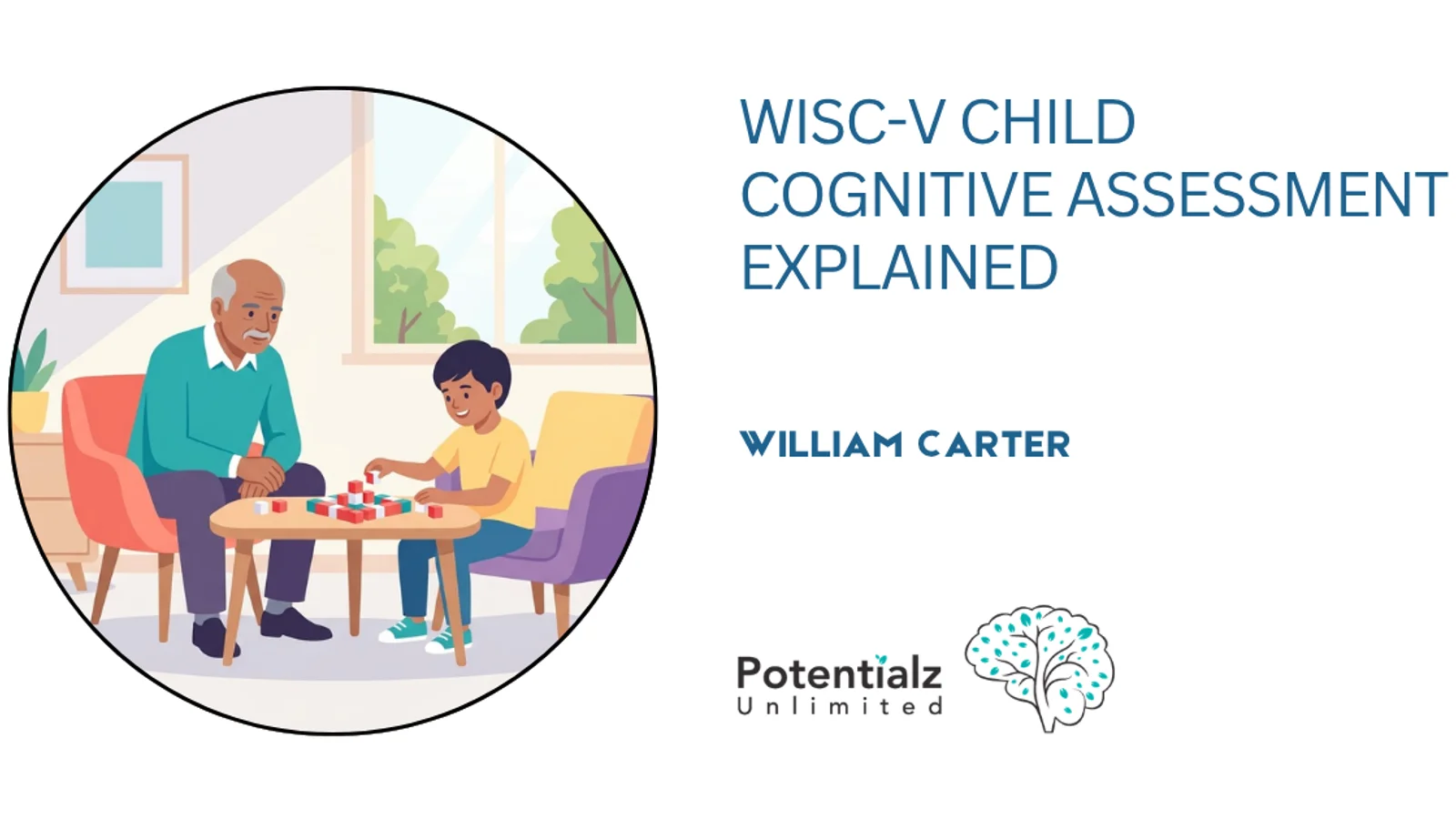 રજિસ્ટર્ડ સાયકોલોજિસ્ટ William Carter બેલા વિસ્ટામાં Potentialz Unlimited ખાતે એક માતાપિતાને WISC-V બાળ કોગ્નિટિવ મૂલ્યાંકન સમજાવે છે